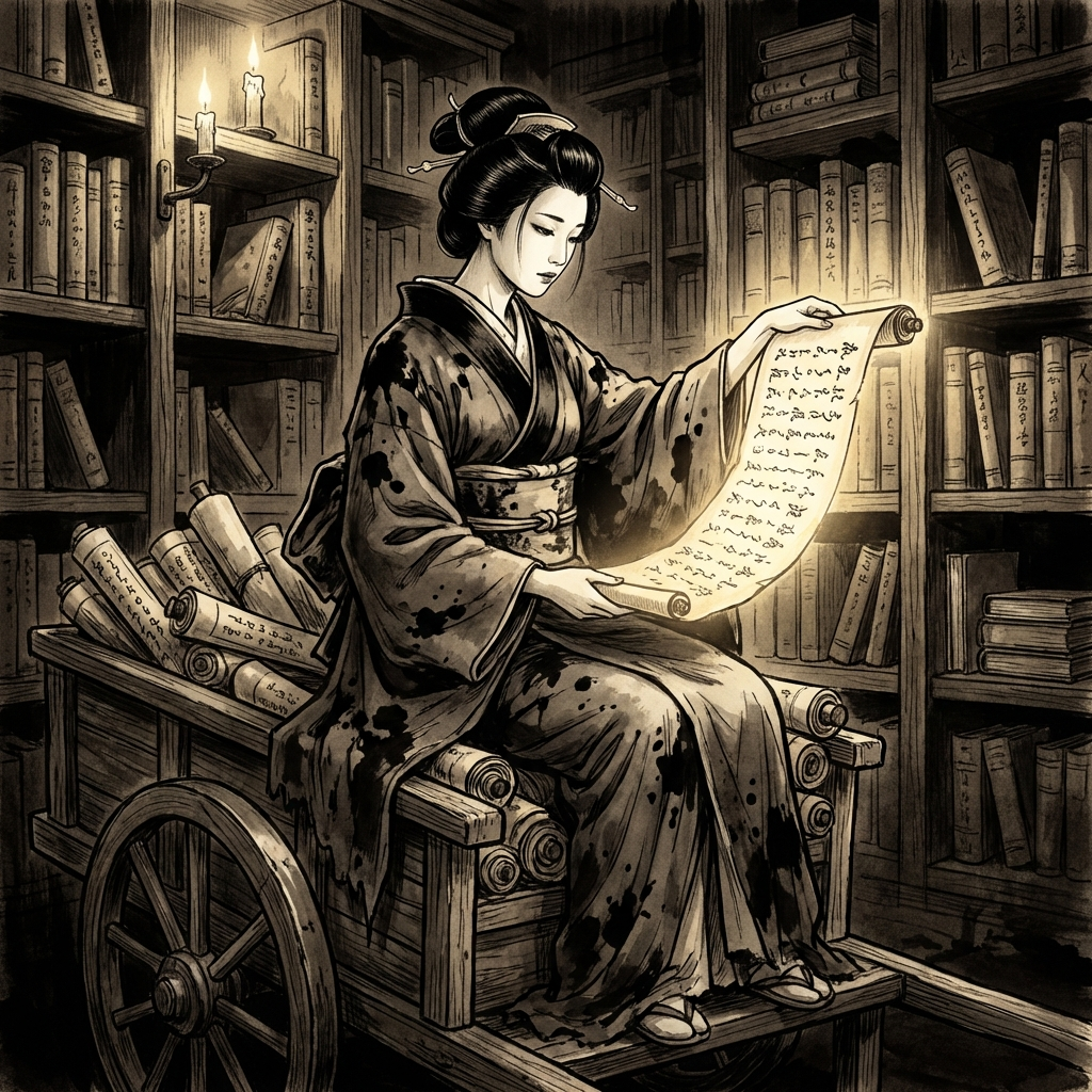 Fuguruma-yōbi illustration